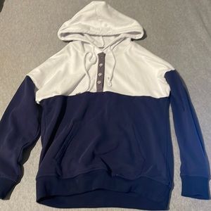 SHEWIN Casual Hoodie with drawstring and snaps